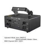 3D Animation DJ Laser Lights with DMX512