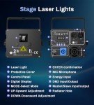 EYTSE 3D RGB DJ Laser Light Projector