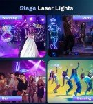 EYTSE 3D RGB DJ Laser Light Projector
