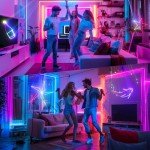 3D Color DJ Laser Light with Sound Activation