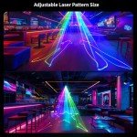 Professional Sound-Activated DJ Laser Lights Show