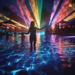 3D Color DJ Laser Light with Sound Activation