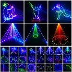 Professional Sound-Activated DJ Laser Lights Show
