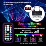 3D Color DJ Laser Light with Sound Activation
