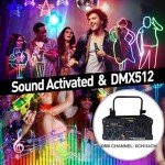 3D Color DJ Laser Light with Sound Activation
