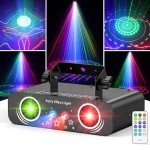 4-in-1 DJ Laser Lights with Remote Control