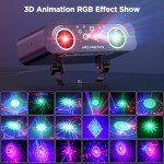 4-in-1 DJ Laser Lights with Remote Control