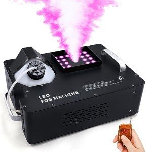 1500W DMX RGB Fog Machine with Remote Control