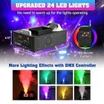 1500W DMX RGB Fog Machine with Remote Control