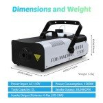 1500 Watt Fog Machine for DJs
