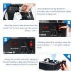 1500W DMX RGB Fog Machine with Remote Control