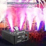 HOLDLAMP 2000W Fog Machine with LED Lights