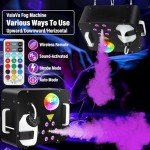 Valava 1000W DJ Fog Machine with RGB Lights