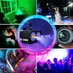 TCFUNDY 1200W Fog Machine with 18 LED Lights