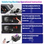 Valava 1000W DJ Fog Machine with RGB Lights