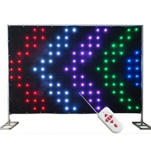 LED Pixel Light Curtain P18 2x3M for DJs