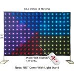 LED Pixel Light Curtain P18 2x3M for DJs