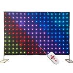 LED Pixel Light Curtain P18 2x3M for DJs