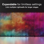 App-Controlled Twinkly Lightwall 1120 RGB LEDs
