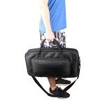 Gig Bag For Micro Controllers, Padded Carrying Bag, Heavy Duty DJ Controller Carrying Case With Shoulder Straps And Carry Handles For Multi-FX Pedals, Micro Keyboards, DJ Controllers And More
