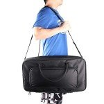 Gig Bag For Micro Controllers, Padded Carrying Bag, Heavy Duty DJ Controller Carrying Case With Shoulder Straps And Carry Handles For Multi-FX Pedals, Micro Keyboards, DJ Controllers And More