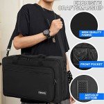 ITHWIU Padded DJ Controller Case for DDJ FLX4, DDJ SB SB3 400 RB, Hercules DJ Control Inpulse 300, L 20.5 X W 12.5 X H 2.75 inches, Black