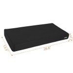 ITHWIU Mixer Protective Cover for DDJ FLX6 Dustproof & Waterproof Cover 26.6" L X 13.5" W X 2.7" H, Black