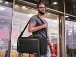 SNIGJAT DJ Controller Case for DDJ-FLX4/ DJ 400/ DDJ-REV1, Padded DJ Controller Bag with 5 Pockets for Laptop, Headphones, Cables, DJ Carrying Case with Adjustable Shoulder Strap, 21.5"x11.8"x2.5"