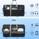 Aleemin DJ Controller Case Compatible with RX/XDJ-RX2 / XDJ-RX3 / MCX8000 / PRIME 4+, DJ Carrying Case Padded with Multi-pocket, DJ Case for DJ Controller & Accessories
