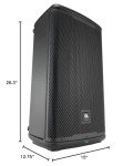 JBL Professional EON712 Powered PA Speaker, Loudspeaker with Bluetooth, 12 inch , 1300 Watt, Black