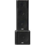 QSC KW153 15" 1000 Watt 3-Way Active PA Loudspeaker, Multicolored