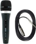 Mackie Thump12BST - 1300W 12" Powered Loudspeaker (Single) with EMB Speaker Stand + EMB Microphone and EMB XLR Cable Bundle