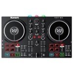 Numark Party Mix II - DJ Controller with Party Lights, DJ Set with 2 Decks, DJ Mixer, Audio Interface and USB Connectivity + Serato DJ Lite