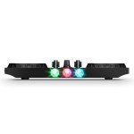 Numark Party Mix II - DJ Controller with Party Lights, DJ Set with 2 Decks, DJ Mixer, Audio Interface and USB Connectivity + Serato DJ Lite