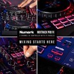 Numark Mixtrack Pro FX + HF125 – 2 Deck DJ Controller For Serato DJ with DJ Mixer, Built-in Audio Interface, and Professional DJ Headphones