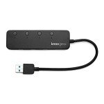 Hercules DJControl Inpulse 500 2-Deck USB DJ Controller Bundle with Laptop Stand, 4-Port USB Hub and Cables (2-Pack) (5 Items)