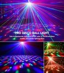 KeoBin 6-in-1 DMX Sound Activated DJ Lights
