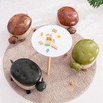 Turtle Design PU Leather Foot Rest Ottoman