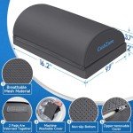 CushZone Adjustable Under Desk Foot Rest (Grey)