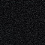 Round Black Velvet Foot Rest Ottoman Set of 2