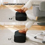 Adjustable Ergonomic Foot Rest with Washable Cover