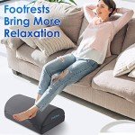 CushZone Adjustable Under Desk Foot Rest (Grey)