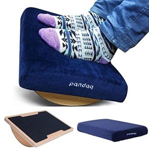 Pandaq Adjustable Rocking Ergonomic Foam Foot Rest