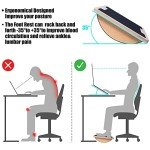 Ergonomic Under-Desk Foot Rest with Foam Comfort