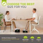 Premium Velvet Ergonomic Under-Desk Foot Rest