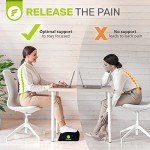 Premium Velvet Ergonomic Under-Desk Foot Rest