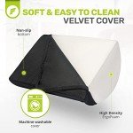 Premium Velvet Ergonomic Under-Desk Foot Rest