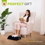 Premium Velvet Ergonomic Under-Desk Foot Rest