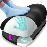 Ergonomic Adjustable Under-Desk Foot Rest with Massage