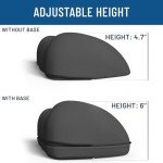 Ergonomic Adjustable Under-Desk Foot Rest with Massage